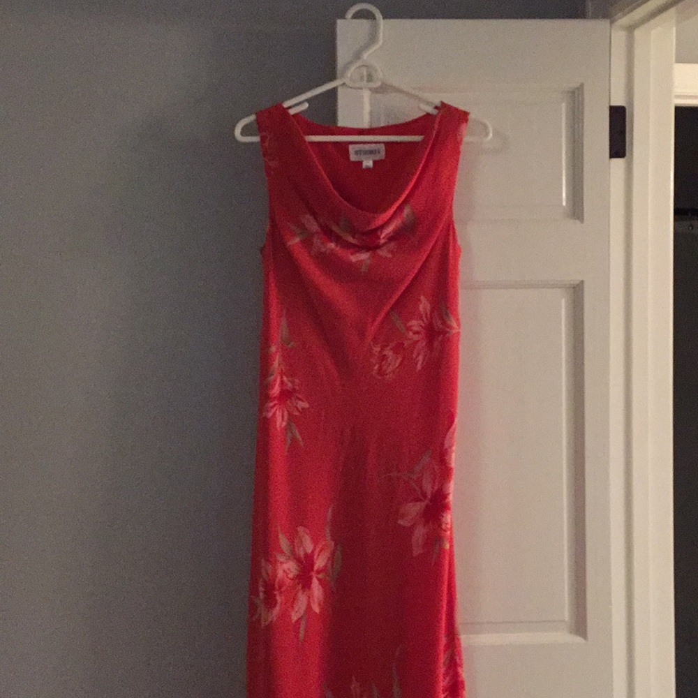Ladies coral dress